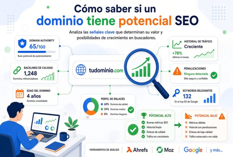 Cómo saber si un dominio tiene potencial SEO